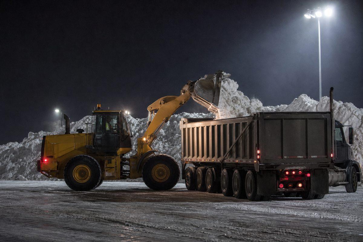 Snow Hauling & Removal in Saskatoon